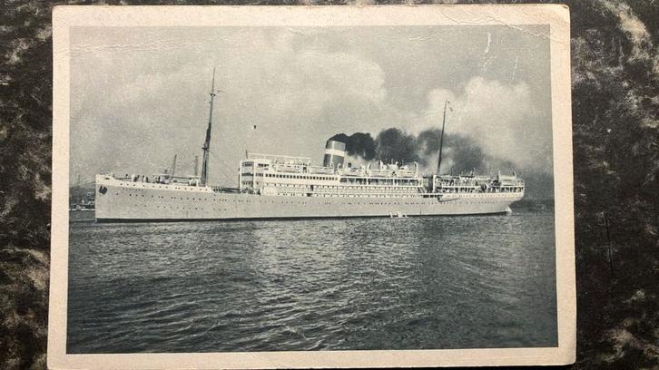ex INSULINDE '14 Rotterdamsche Lloyd als BANFORA, Verzamelen, Scheepvaart, Ophalen of Verzenden