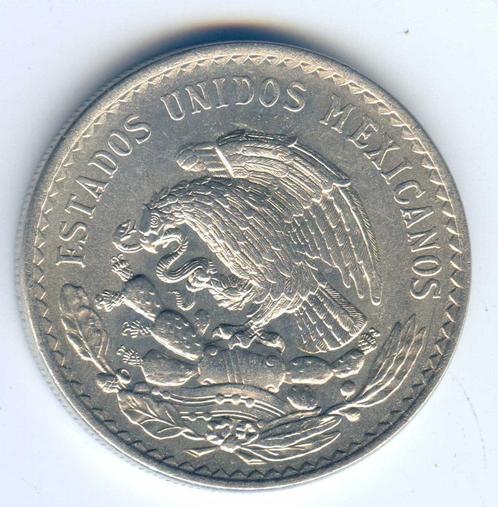 Mexico 1 Peso 1948 UNC-, Postzegels en Munten, Munten | Amerika, Noord-Amerika, Zilver, Verzenden