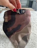 Stoere Hondenhalsband leer met camouflage zakdoek, Ophalen of Verzenden, Nieuw