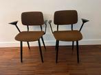 Vintage revolt stoelen van Friso Kramer, Ophalen, Gebruikt, Twee, Bruin