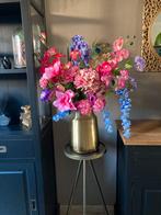 Echt een plaatje Zijden bloemen in vaas Goud Zijde Set, Ophalen of Verzenden, Nieuw