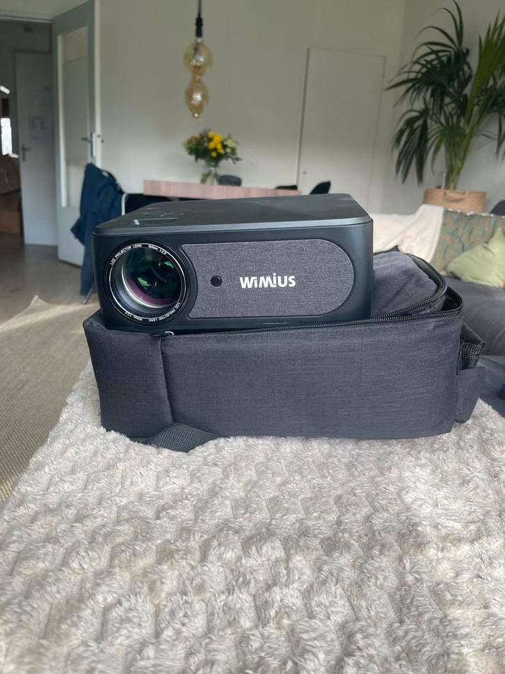 WiMiUS K8 4K Projector met WiFi & Bluetooth, Audio, Tv en Foto, Beamers, Zo goed als nieuw, LED, Ultra HD (4K), Ophalen of Verzenden