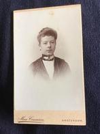 CDV, Jongedame, Max Cosman, Amsterdam, Carte de Visite, Ophalen of Verzenden, Voor 1940, Gebruikt, Foto