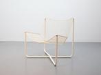 Vintage Järpen fauteuil Niels Gammelgaard voor Ikea, Huis en Inrichting, Ophalen, Wit, Zo goed als nieuw, Metaal