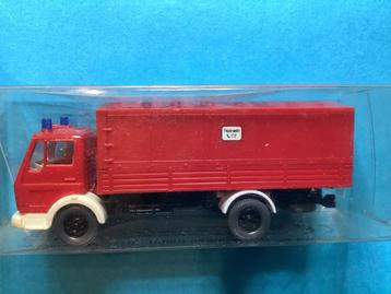 Rode Brandweerwagen Wiking-1:87 nieuw doosje beschikbaar voor biedingen