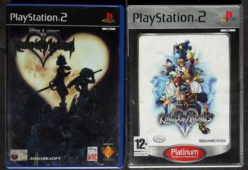 PS2 Set - Kingdom Hearts 1 en 2 - Disney RPG Role Playing Ga beschikbaar voor biedingen