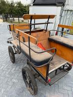 Menwagen enkel en tweespan, Dieren en Toebehoren, Rijtuigen en Koetsen, Gebruikt, Paard of Pony