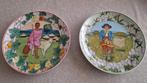 2 schotels wandborden van unicef, Antiek en Kunst, Ophalen of Verzenden