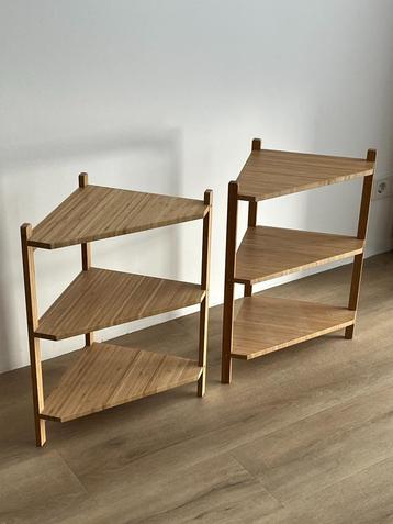 2 stuks ikea wastafel wastafel hoekrek bamboe ragrund beschikbaar voor biedingen