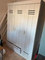 Witte Kinderkledingkast - 140x195x55 cm, Huis en Inrichting, Overige materialen, Gebruikt, 100 tot 150 cm, Ophalen of Verzenden