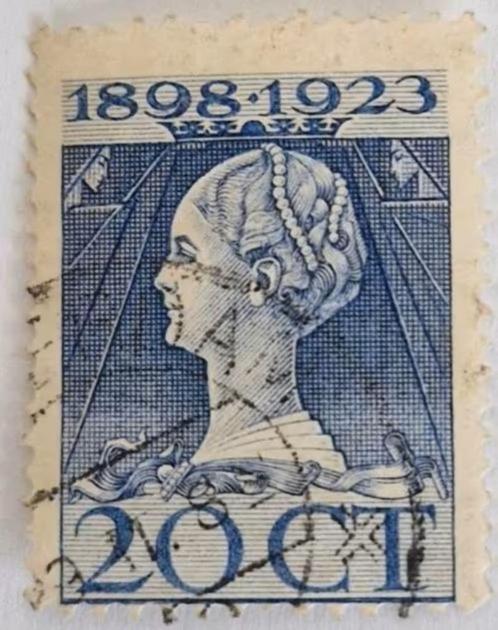 Nederland 1923 - nvph 125 - Regeringsjubileum, Postzegels en Munten, Postzegels | Nederland, Gestempeld, T/m 1940, Ophalen of Verzenden
