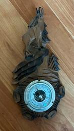 Authentiek houtgesneden barometer, Ophalen of Verzenden