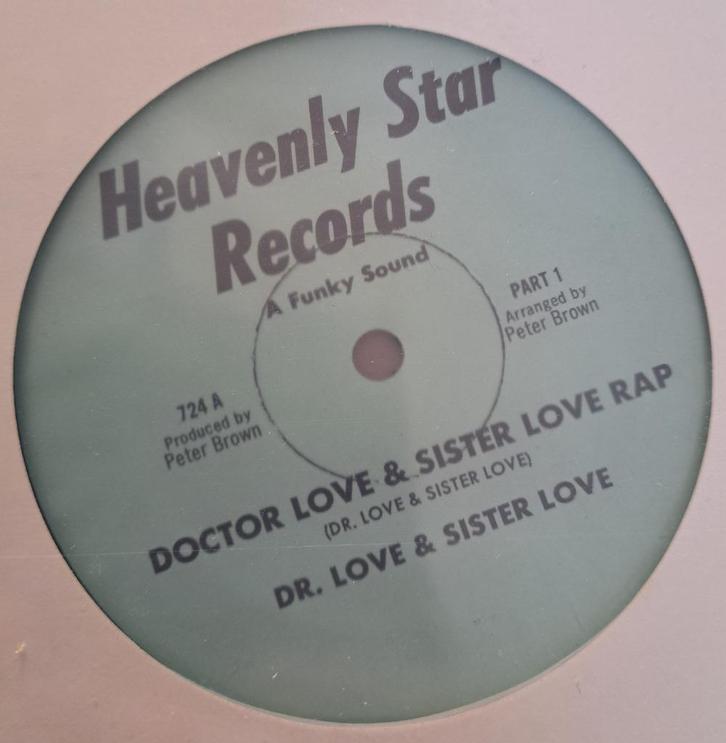 Vinyl maxi single - Doctor Love & Sister Love Rap (HipHop), Cd's en Dvd's, Vinyl | Dance en House, Zo goed als nieuw, Disco, 12 inch