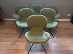 6 eetkamerstoelen Zuiver OMG - Groen, Huis en Inrichting, Stoelen, Ophalen, Overige kleuren, Zo goed als nieuw, Stof