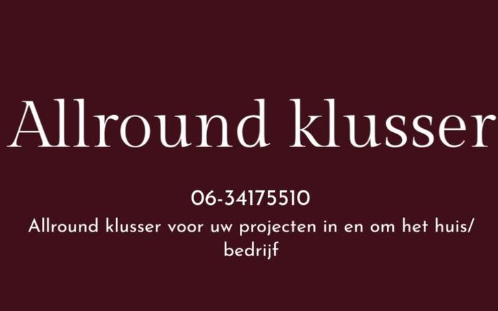 Aangeboden zzp klusser, klusjesman, montage, klushulp, Diensten en Vakmensen, Klussers en Klusbedrijven, 24-uursservice, Garantie