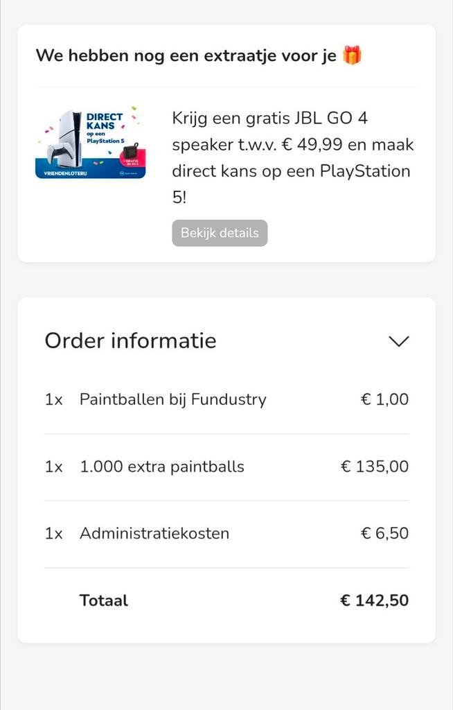 Paintball voucher Ewijk (bij Nijmegen), Tickets en Kaartjes, Kortingen en Cadeaubonnen, Drie personen of meer, Overige typen, Kortingsbon
