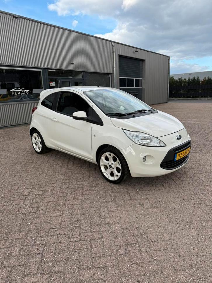 Ford Ka 1.2 51KW 2010 Wit, Auto's, Ford, Bedrijf, Ka, ABS, Airbags, Airconditioning, Alarm, Centrale vergrendeling, Elektrische buitenspiegels