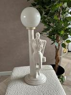 Vintage lamp wit dame aan lantaarnpaal jaren 80, Huis en Inrichting, Lampen | Tafellampen, Ophalen of Verzenden, Zo goed als nieuw
