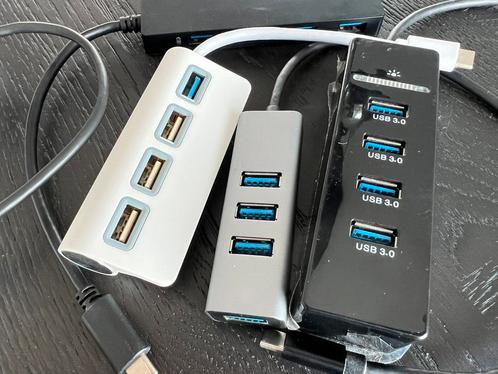 USB TYPE C 3.0 naar USB A 3.0 HUB 4 POORTEN ADAPTER, Computers en Software, Dockingstations, Zo goed als nieuw, Laptop, Ophalen of Verzenden