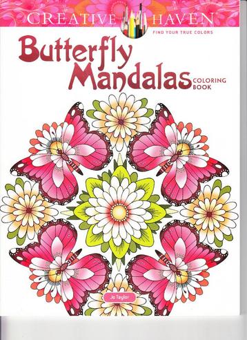Kleurboek Butterfly Mandalas (nieuw) beschikbaar voor biedingen