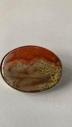 Vintage Porselein Broche, Overige materialen, 4 tot 7 cm, Overige kleuren, Nieuw