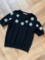 Studio anneloes mayra flower trui M zwart/wit, Kleding | Dames, Maat 38/40 (M), Zwart, Ophalen of Verzenden, Zo goed als nieuw