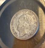 Zilveren 25 cent met fout, Ophalen, Zilver, 25 cent, Koningin Wilhelmina