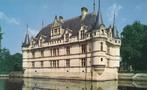4 Ansichtkaarten van Historisch gebouw Azay-le-Rideau, Ophalen of Verzenden, 1960 tot 1980, Ongelopen, Frankrijk