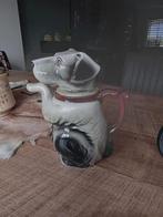 Oude theepot hond en kat, Antiek en Kunst, Antiek | Keramiek en Aardewerk, Ophalen of Verzenden