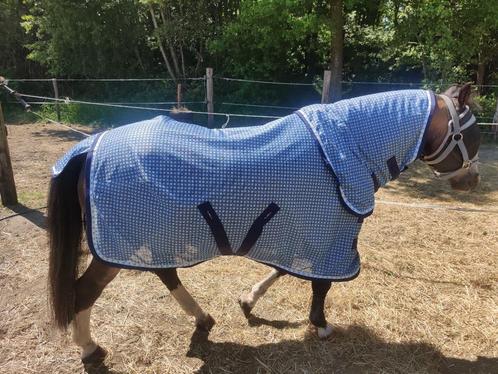 Vliegendeken Nikkie&epplejeck 110/145 met afneembare hals, Dieren en Toebehoren, Paarden en Pony's | Dekens en Dekjes, Zo goed als nieuw