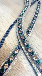 Frontriem en zadelsieraad.  Emerald / Topaz, Ophalen of Verzenden, Nieuw, Overige soorten