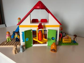 Playmobil 123 Boerderij Set incl. schoolbus & ambulance beschikbaar voor biedingen