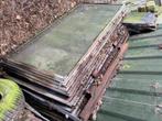 tuinbouw kas,  metalen ramen met enkel glas, Tuin en Terras, Kassen, Gebruikt, Kweekkas, Glas, Ophalen