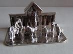 Miniatuur zilver L108c kippen haan hok zilveren miniaturen, Antiek en Kunst, Ophalen of Verzenden, Zilver