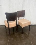 9 stuks horeca restaurant stoelen Lisa beige gebruikt, Ophalen, Gebruikt, Overige kleuren, Hout