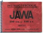 JAWA 250 cc en 350 cc 1951 instructieboek (1585z) motor, Verzenden, Overige merken