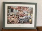 Ingelijste poster VW Kever 1936, Ophalen, Met lijst, Rechthoekig Liggend, Zo goed als nieuw