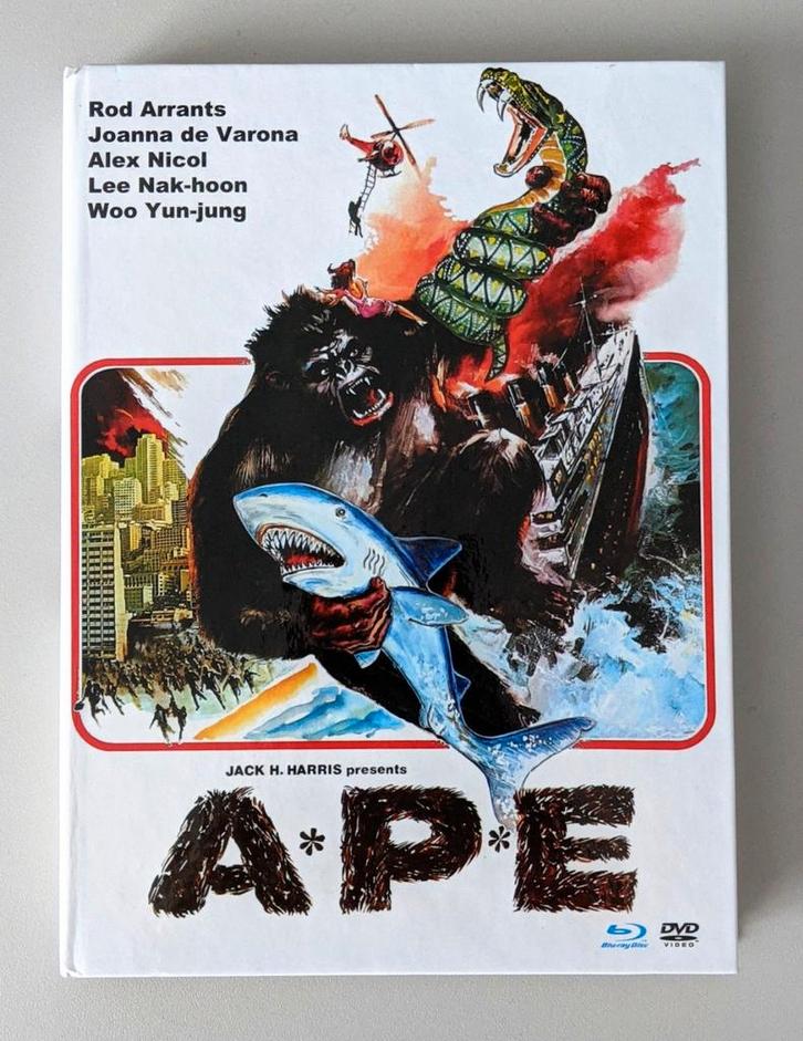 A*P*E (Ape) | 1976 | Mediabook | Blu-ray & DVD, Cd's en Dvd's, Blu-ray, Zo goed als nieuw, Science Fiction en Fantasy, Verzenden