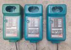 3 x Makita acculader v blok/staafaccu's DC1414 T / DC1414 F, Ophalen of Verzenden, Gebruikt