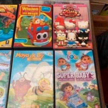 Kinder DVD s - of Handpop van Ariël- of 2 st Fabeltjeskrant beschikbaar voor biedingen