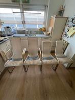 Set met 8 Marcel Breuer sledestoelen (ontworpen voor Tecta), Ophalen, Gebruikt, Wit, Vijf, Zes of meer stoelen