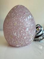 XL Kosta Boda Egg Glasobject Backström Roze Spikkel 70s, Antiek en Kunst, Kunst | Designobjecten, Ophalen of Verzenden