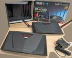 Twee ASUS routers (RT-AC-88U) ondersteund AiMesh, Computers en Software, Routers en Modems, Ophalen of Verzenden, Gebruikt, Router