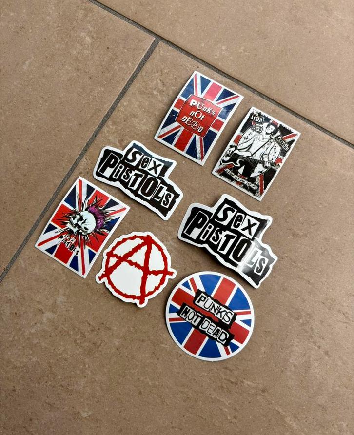 Sex Pistols sticker set, Verzamelen, Stickers, Nieuw, Overige typen, Ophalen of Verzenden