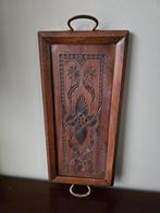 Houten dienblad, Huis en Inrichting, Woonaccessoires | Dienbladen, Ophalen of Verzenden, Gebruikt, Rechthoekig, Hout