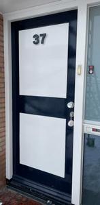 Houten voordeur met sloten, Ophalen, Zo goed als nieuw, Buitendeur, 200 tot 215 cm