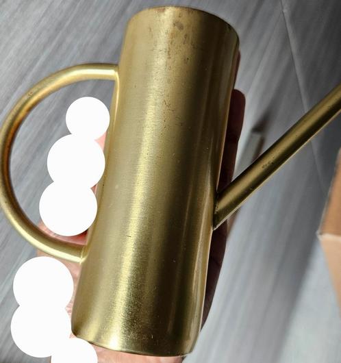 Leuke gouden decoratie watergieter, Tuin en Terras, Gieters, Gebruikt, Overige materialen, Ophalen of Verzenden