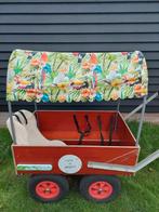 Bolderwagen met regenhoes en zonnedak, Ophalen, Gebruikt