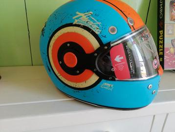 SMK retro helm, ongedragen, voor caferacer?, mooi!  beschikbaar voor biedingen