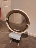 Vintage Allibert Spiegel, Ophalen of Verzenden, Rond, 50 tot 75 cm, Minder dan 100 cm